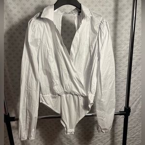 White Collar Bodysuit